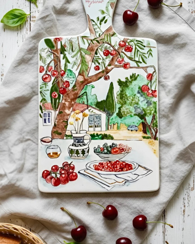 Kiraz Ağacı Sunum Tahtası